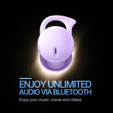 Load image into Gallery viewer, Invisible Sleep Headphones, Sleep Earbuds for Side Sleepers, Mini Noise Blocking Sleep Earphones, Bluetooth 5.3 Wireless Earbuds for Sleeping, Working, Purple