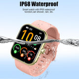 Load image into Gallery viewer, Smart Watch for Men Women (Answer/Make Call), 1.96" HD Fitness Tracker Running Watch, IP68 Waterproof,Pedometer, Sleep/Step/Activity/Heart Rate Monitor,110+ Sport Mode Smartwatch for Android,Pure Pink