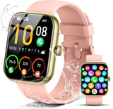 Load image into Gallery viewer, Smart Watch for Men Women (Answer/Make Call), 1.96" HD Fitness Tracker Running Watch, IP68 Waterproof,Pedometer, Sleep/Step/Activity/Heart Rate Monitor,110+ Sport Mode Smartwatch for Android,Pure Pink