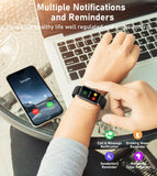 Load image into Gallery viewer, Smart Watch Health Fitness Tracker with 24/7 Heart Rate, Blood Oxygen Blood Pressure Sleep Monitor, 115 Sports Modes, Step Calorie Counter Pedometer IP68 Waterproof for Android and iPhone Women Men