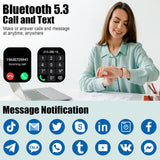 Load image into Gallery viewer, Smart Watch for Men Women (Answer/Make Call), 1.96" HD Fitness Tracker Running Watch, IP68 Waterproof,Pedometer, Sleep/Step/Activity/Heart Rate Monitor,110+ Sport Mode Smartwatch for Android,Pure Pink