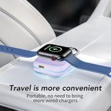 Load image into Gallery viewer, Portable Travel Charger for Apple Watch Series 8,Wireless iWatch Charger 1200mAh Power Bank with Charging Cable, Purse Keychain Smart Chargers for Apple Watch Series 11/10/9/8/7/6/SE/5/4/3/2/1/UItra