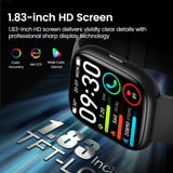 Load image into Gallery viewer, Smart Watch with Alexa Built-in, 1.83" HD Touchscreen Fitness Tracker with Bluetooth Calling, Fitness Watch with Heart Rate/Sleep Monitor, 120+ Sports Modes, IP68 Waterproof Smartwatch for Android iOS