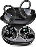 Load image into Gallery viewer, Wireless Earbuds, 2025 Bluetooth 5.4 Headphones HiFi Stereo, Bluetooth Earbuds with ENC Noise Cancelling Mic, IP7 Waterproof in Ear Earphones, 68H Dual LED Display Ear Buds for Workout Sports